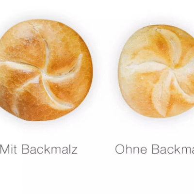 Weggen mit Backmalz und ohne Backmalz